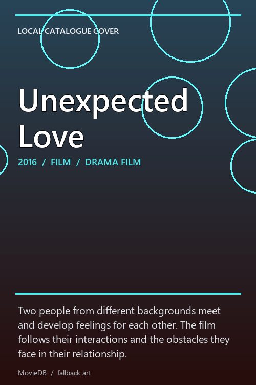 Unexpected Love poster