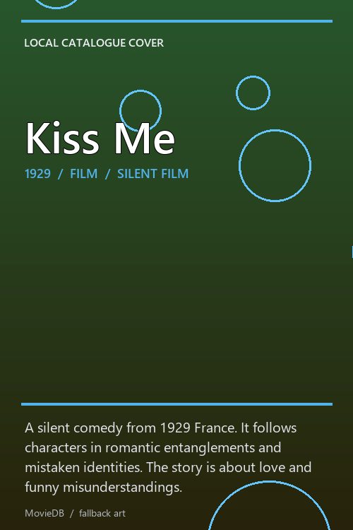 Kiss Me poster