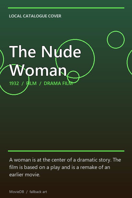 The Nude Woman poster