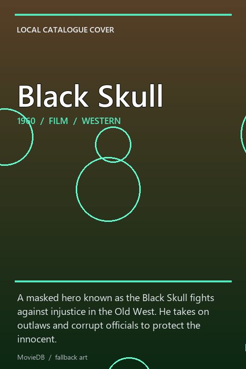 Black Skull poster