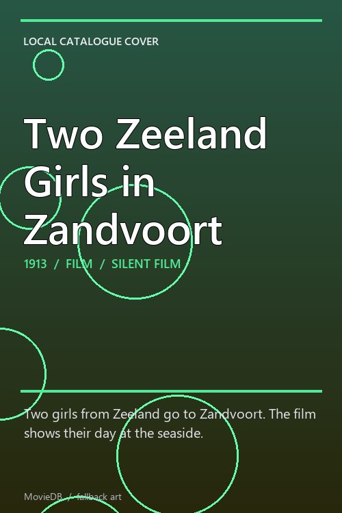 Two Zeeland Girls in Zandvoort poster