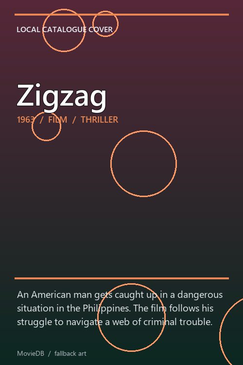 Zigzag poster