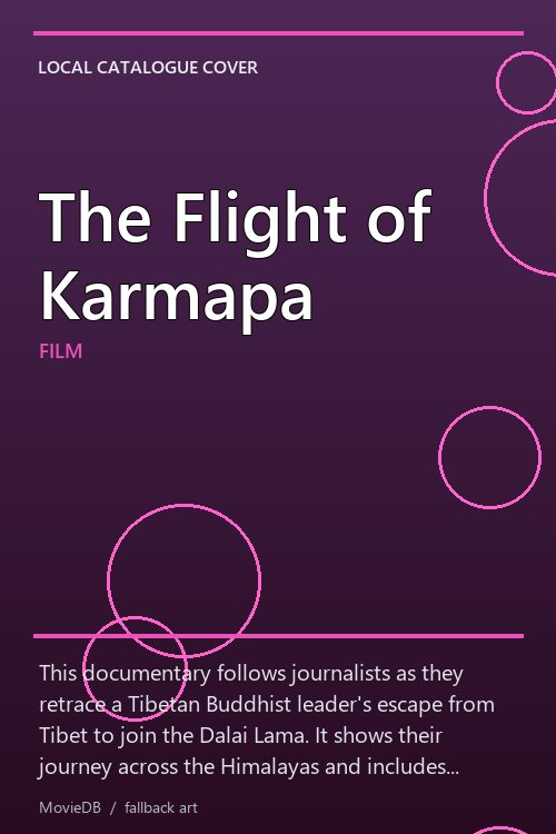 The Flight of Karmapa poster