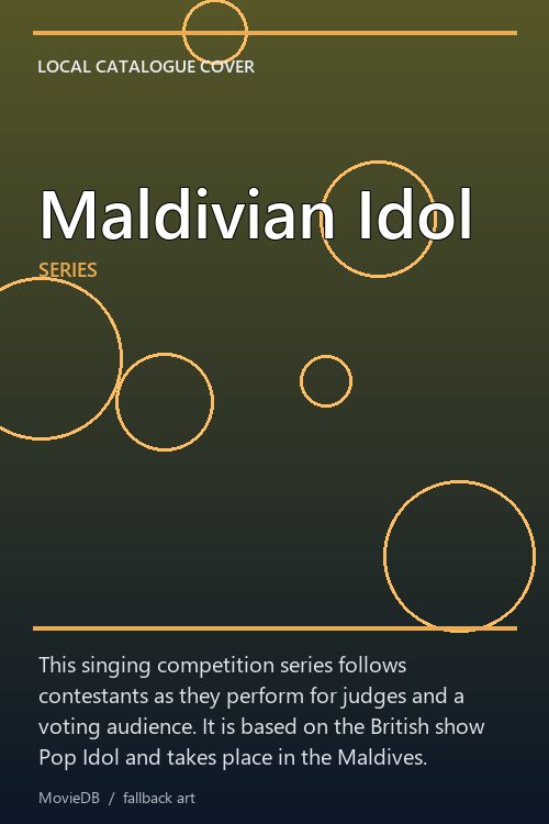 Maldivian Idol poster