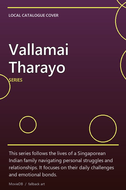 Vallamai Tharayo poster