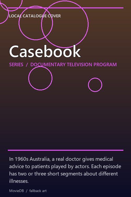 Casebook poster