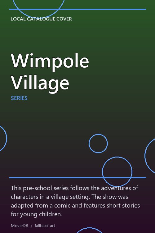 Wimpole Village poster