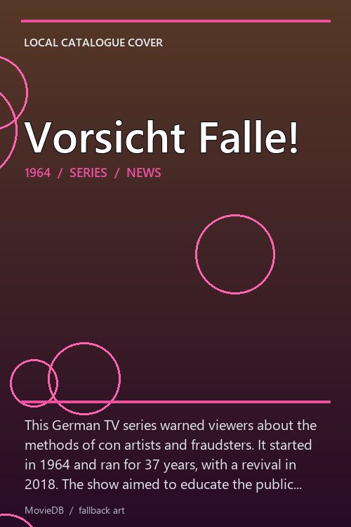 Vorsicht Falle! poster