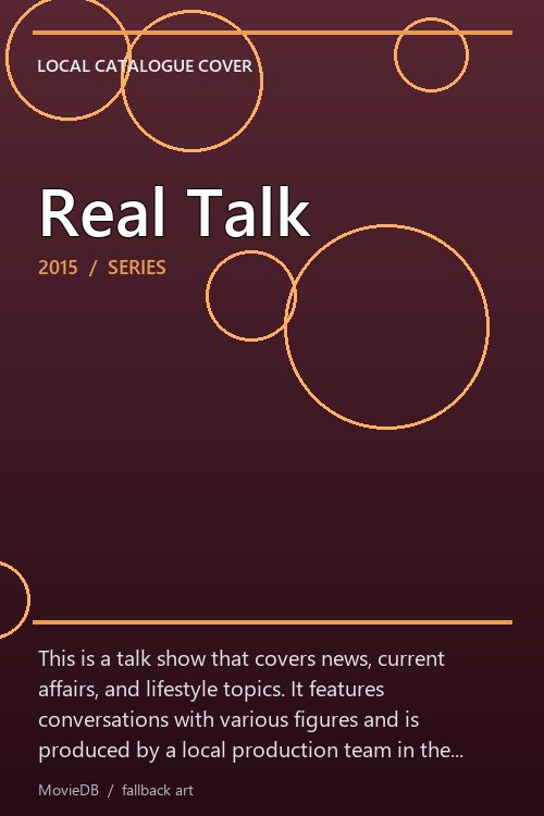 Real Talk poster