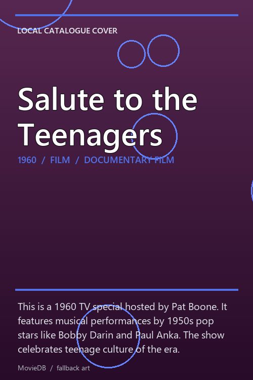 Salute to the Teenagers poster