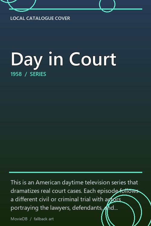 Day in Court poster