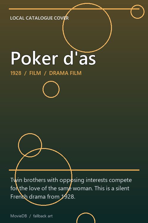 Poker d'as poster