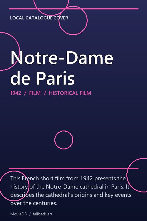 Notre-Dame de Paris poster