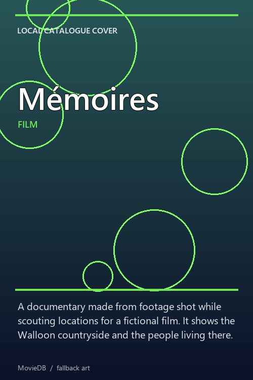 Mémoires poster