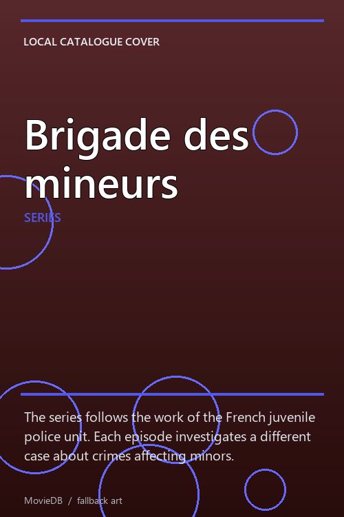 Brigade des mineurs poster