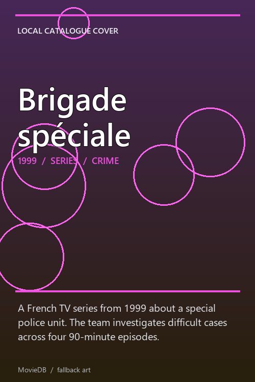 Brigade spéciale poster