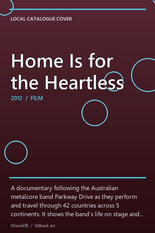 Home Is for the Heartless poster