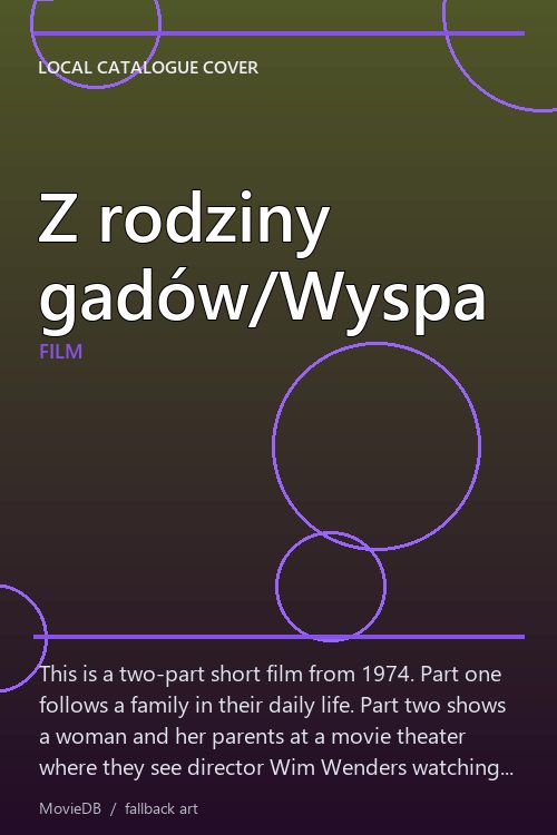 Z rodziny gadów/Wyspa poster