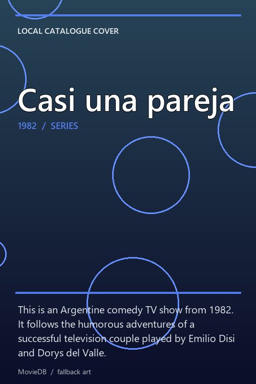 Casi una pareja poster