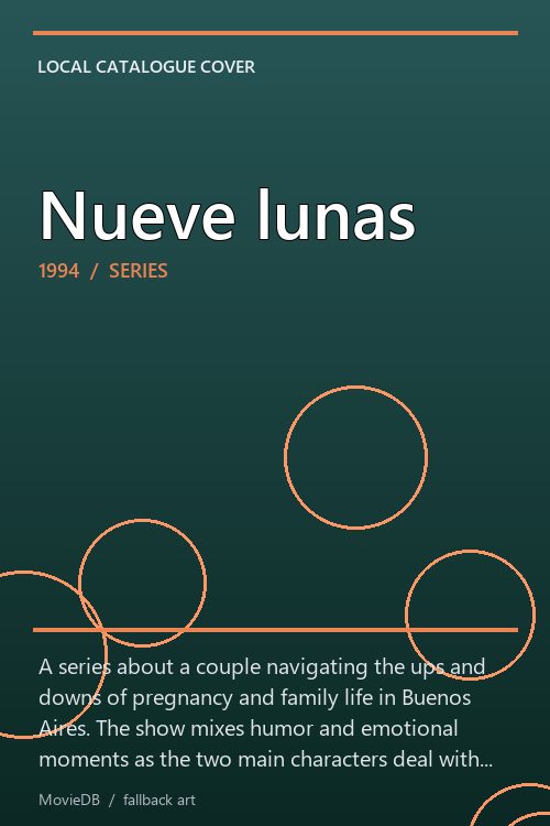 Nueve lunas poster