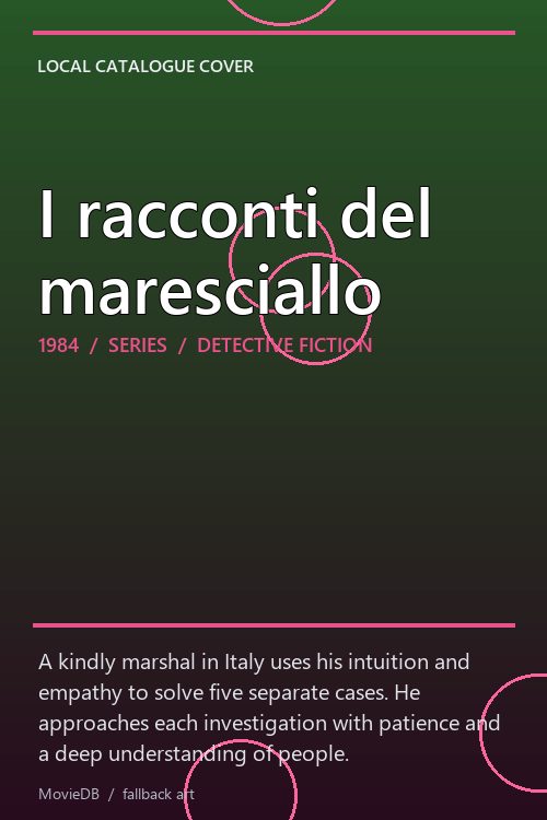 I racconti del maresciallo poster