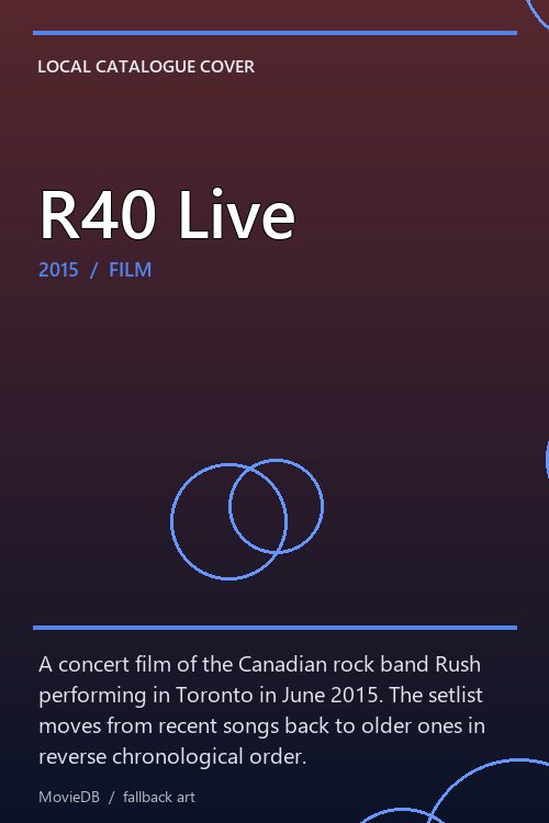 R40 Live poster