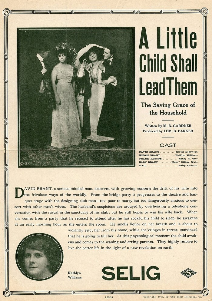 A Little Child Shall Lead Them poster