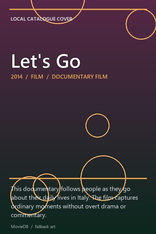 Let's Go poster