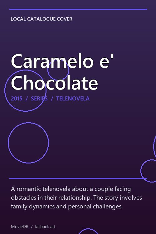 Caramelo e' Chocolate poster