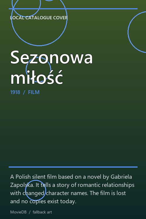Sezonowa miłość poster