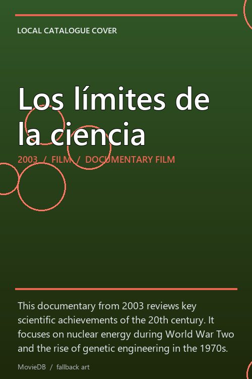 Los límites de la ciencia poster