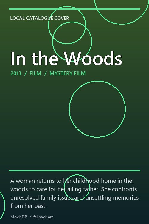 In the Woods poster