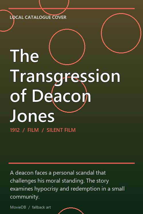 The Transgression of Deacon Jones poster