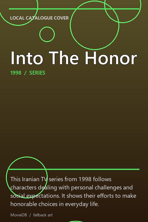 Into The Honor poster