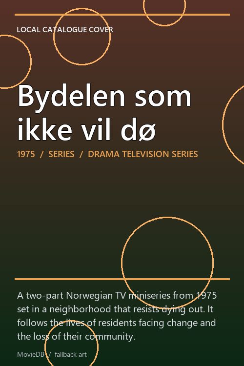 Bydelen som ikke vil dø poster