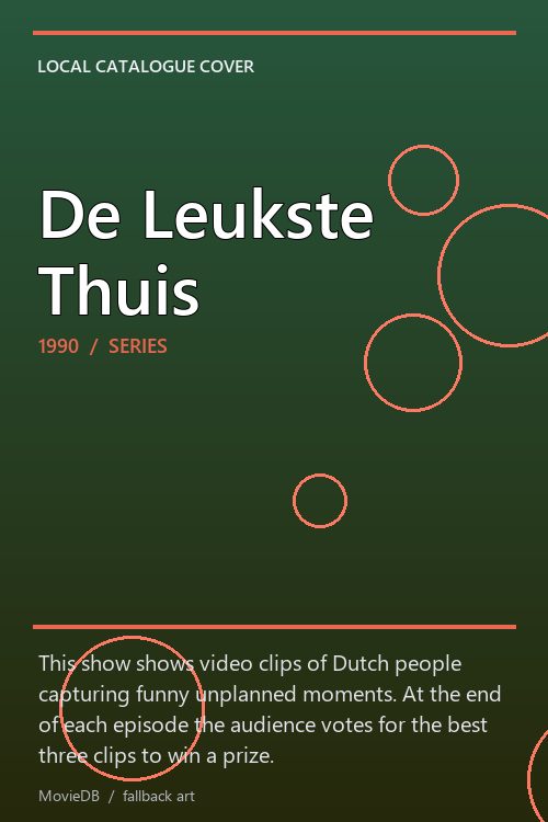 De Leukste Thuis poster
