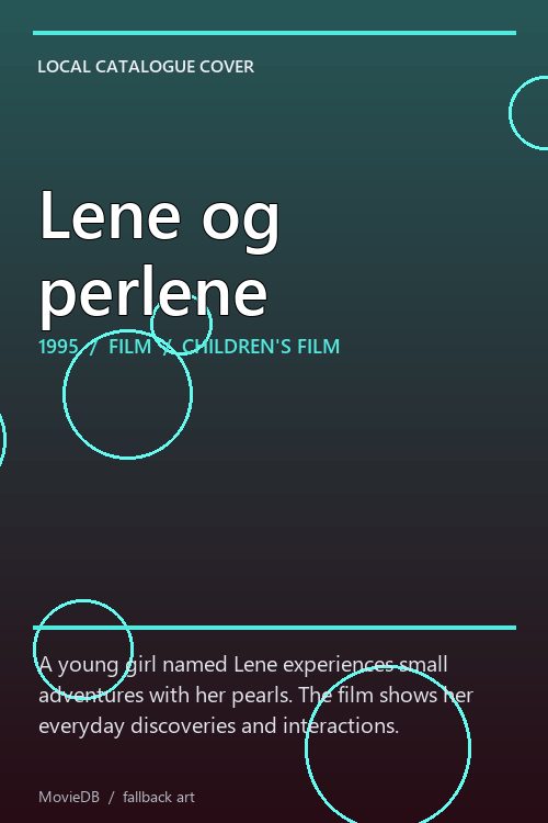 Lene og perlene poster