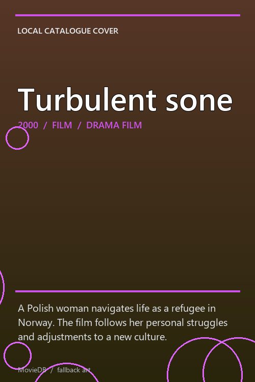 Turbulent sone poster