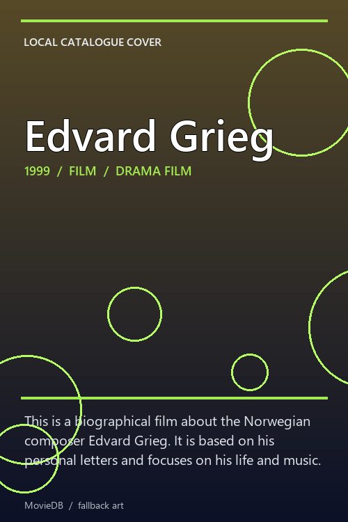 Edvard Grieg poster