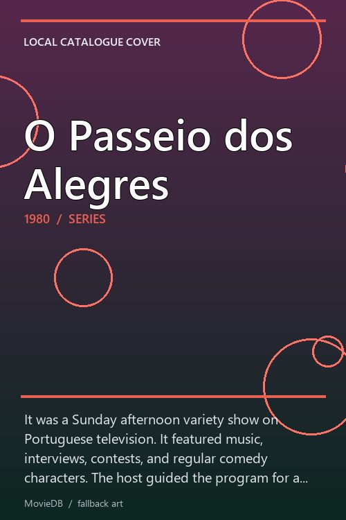 O Passeio dos Alegres poster