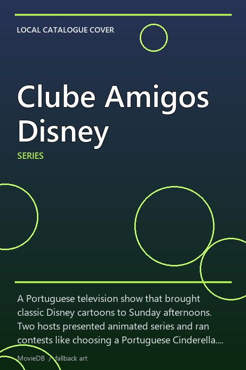 Clube Amigos Disney poster