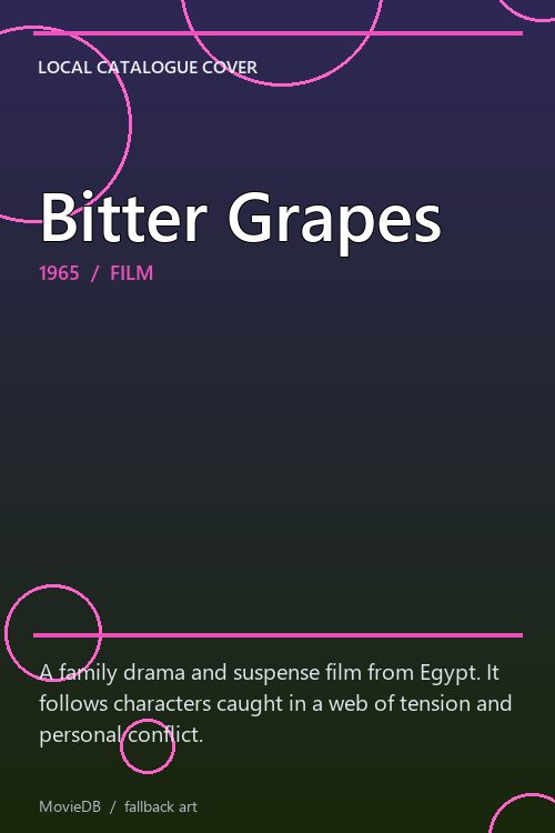 Bitter Grapes poster