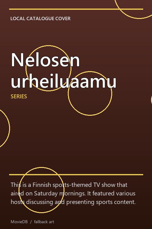 Nelosen urheiluaamu poster