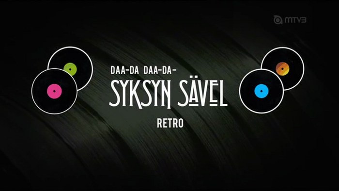Daa-da daa-da - Syksyn sävel -retro poster