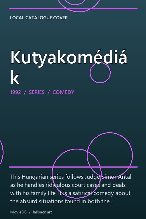 Kutyakomédiák poster