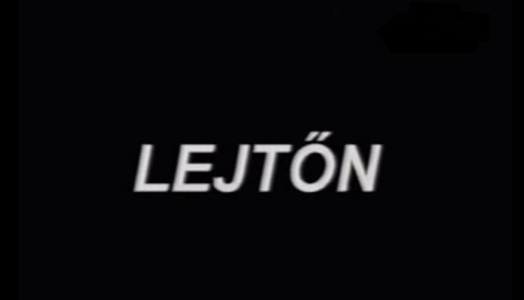 Lejtőn poster