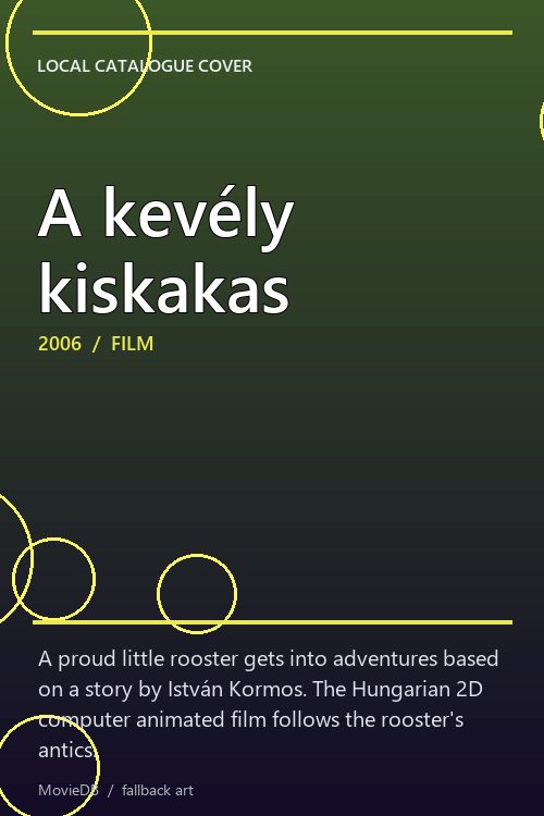 A kevély kiskakas poster