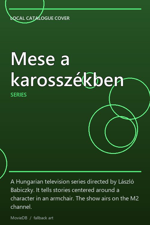 Mese a karosszékben poster