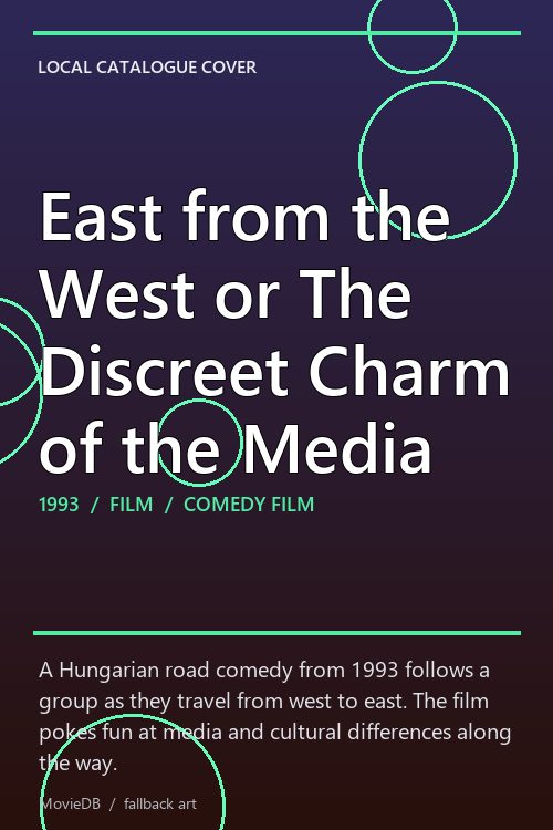 East from the West or The Discreet Charm of the Media poster