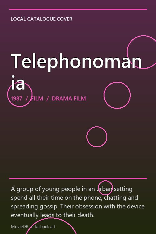 Telephonomania poster